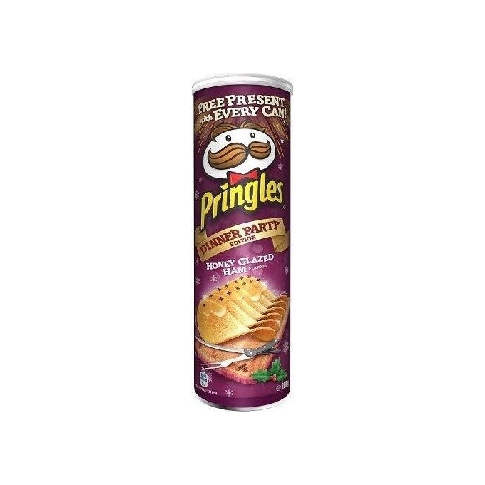 Pringles Honey Glazed Ham Flavour Crisps 200gr