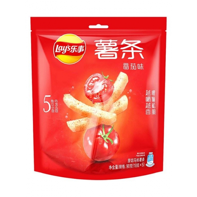 Lays Fries Tomato Flavour Chips 90 g