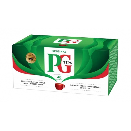 PG Tips Original 40 Black Tea Bags 116g