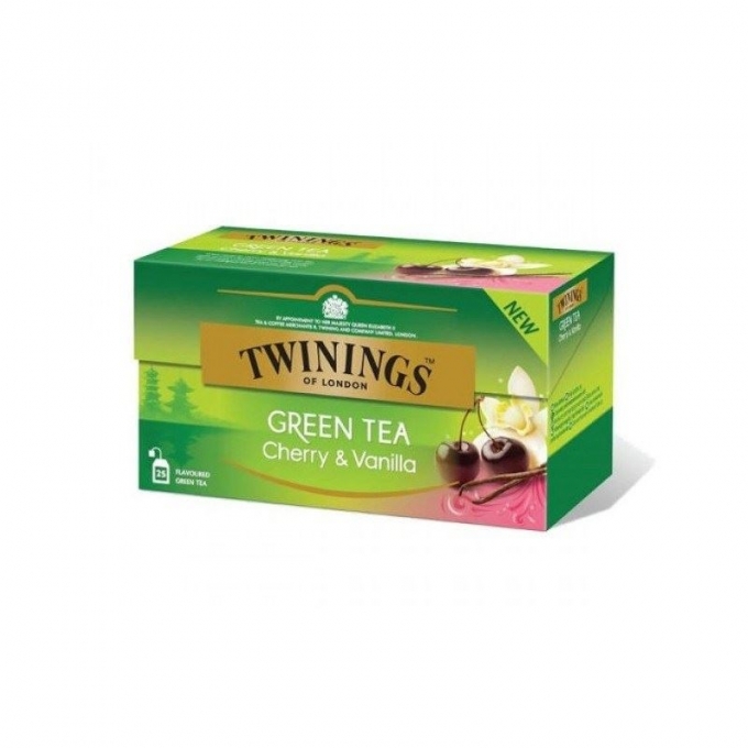 Twinings Tea Green Tea Cherry And Vanilla 42,5g