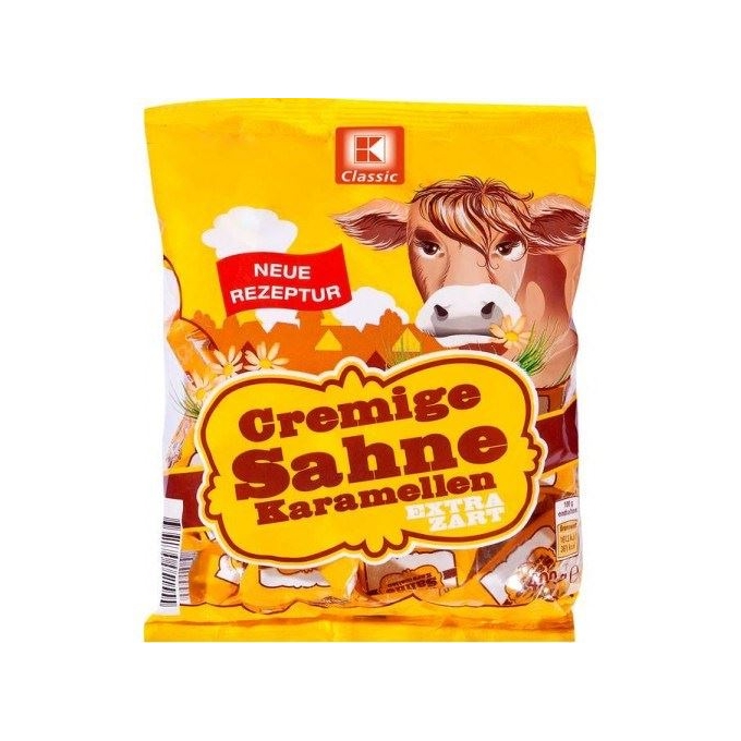 K-CLASSIC Cremige Sahne Karamellen  Kremalı Karamel Ekstra Yumuşak 400g