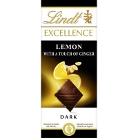 Lindt Excellence Lemon & Ginger Dark Chocolate 100g