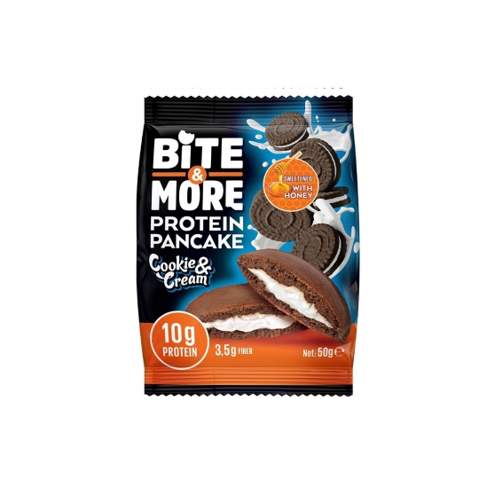 Bite & More Cookie & Cream Protein Pancake 50g