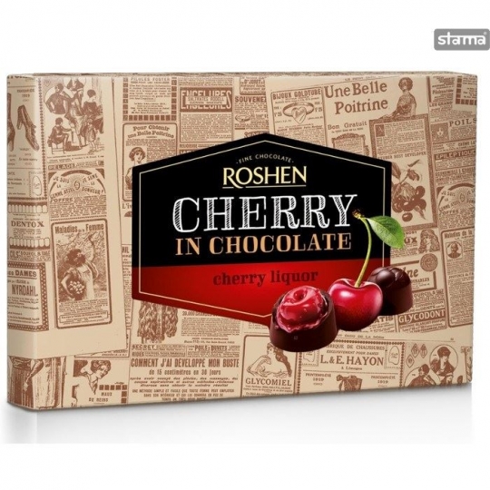 Roshen cherry in chocolate likor 155gr Kısmet Şarküteri