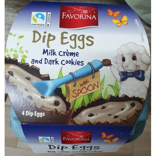 Favorina Dip Eggs Paskalya figür çikolata 144g