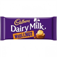 Cadbury Dairy Milk Whole Nut Bütün Fındıklı Çikolata 120gr