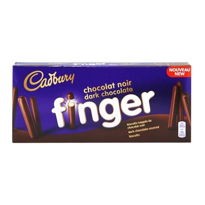 CADBURY fingers dark chocolate 114g