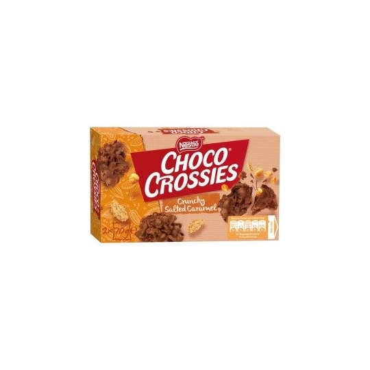 Nestle Choco Crossies Crunchy Salted Caramel Tuzlu Karamelli Çikolata (2x70g) 140g