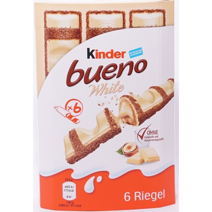 Kinder Bueno White Beyaz Çikolata 117gr