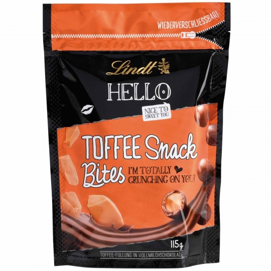 Lindt Hello Toffee Snack Bites 115g