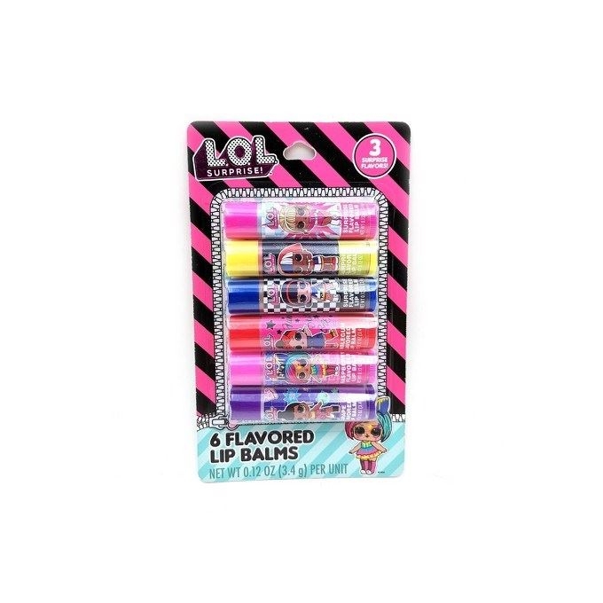 L.O.L. Surprise! Lip Balm On Card 6 farklı Lipstick  3.4g