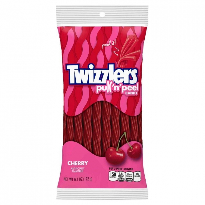 Twizzlers Pull 'n' Peel Candy Cherry 172 Gr