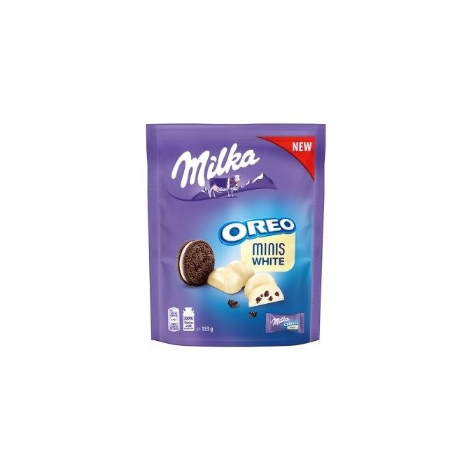 Milka Oreo Mini White Oreolu Beyaz Çikolata 153g Kısmet Şarküteri