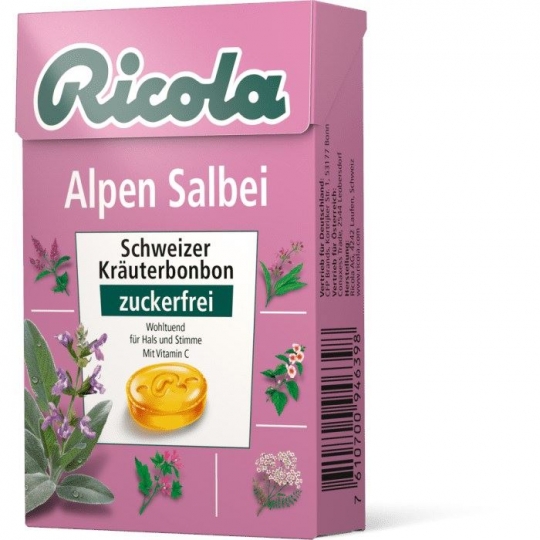 Ricola Alpen Salbei Bonbons Şekerleme 50g