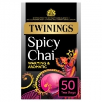 Twinings Spicy Chai Tea, 50 Tea Bags 125g