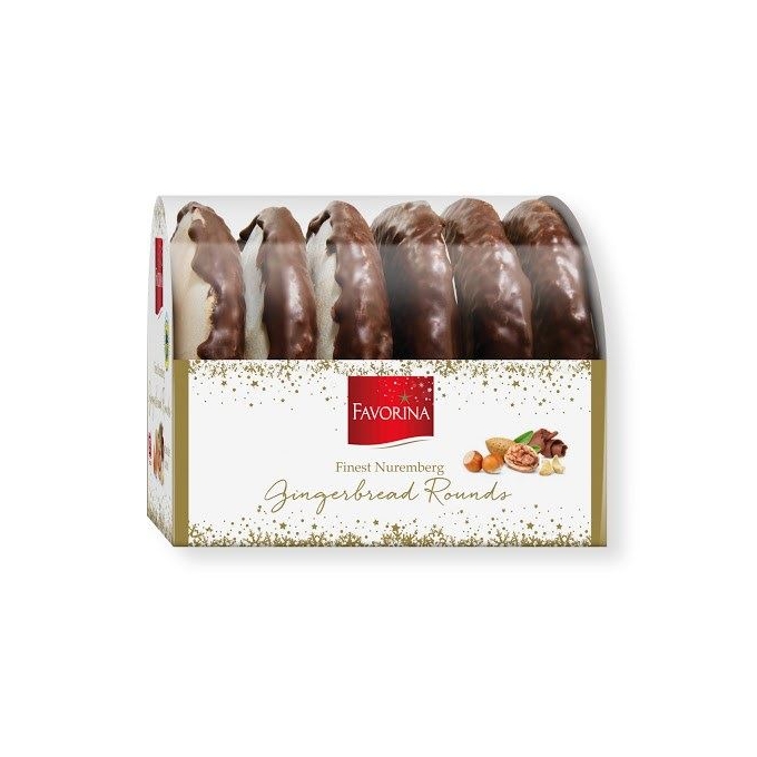 Favorina  Finest Nuremberg Gingerbread Rounds Zencefilli Kek 300g