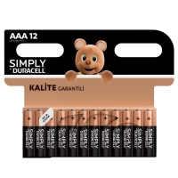 Duracell Simply AAA 12 İnce Kalem Pil 