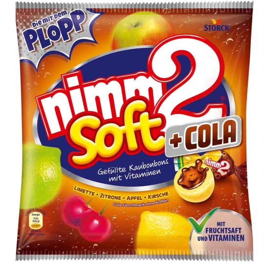 Nimm2 Soft +Cola Dolgulu Yumuşak Şekerleme 90g