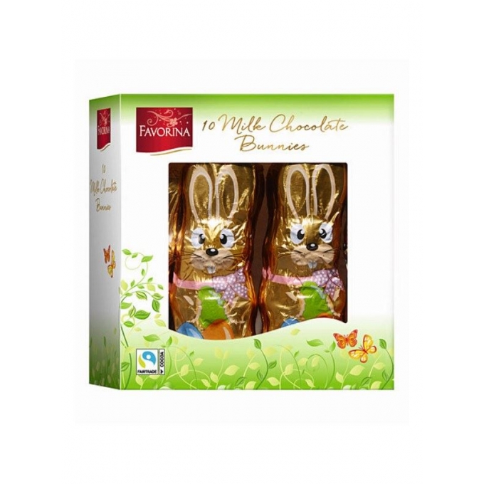 Favorina Easter Bunnies Chocolate 10 Stücks 125 g