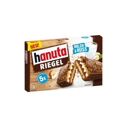 Hanuta Riegel Milch &amp; Nuss 5 Riegel 34.5gr Kısmet Şarküteri