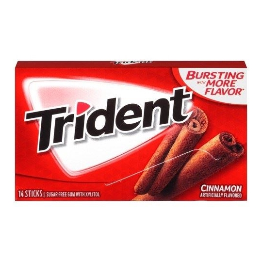 Trident  (brusting More Flavor Cınnamon Atıfıcally 14 Stıcks