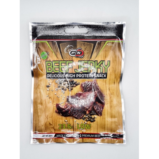 PN Beef Jerky Peppered Yüksek Protein Kuru et 40g