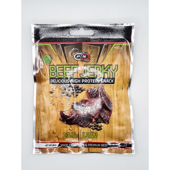 PN Beef Jerky Peppered Yüksek Protein Kuru et 40g