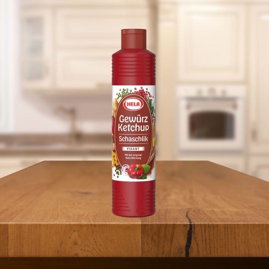 Hela Gevürz Ketchup Schaschlik Pikant 800 ml