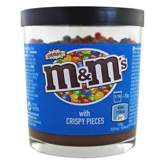 M&M's With Crispy Pieces 200 Gr ( Cam Kavanoz )