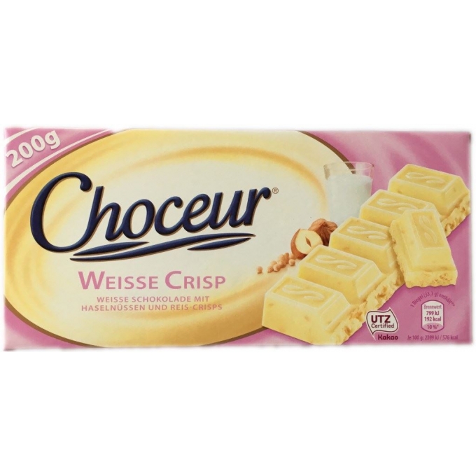 Choceur Weisse Crisp 200 Gr Fındıklı Beyaz Çikolata Kısmet Şarküteri