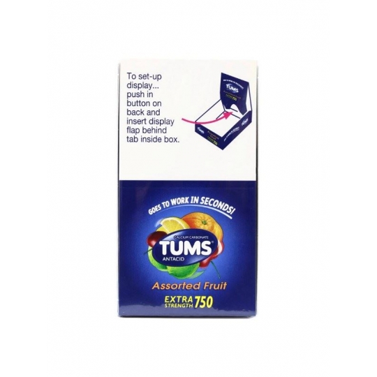 Tums Assorted Fruit 12 Rolls