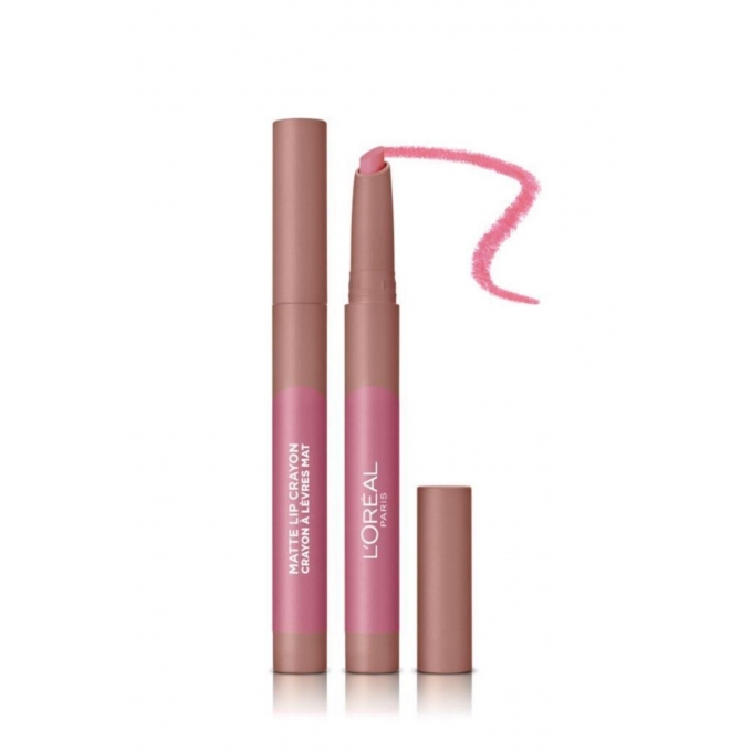 L'Oreal Paris Infaillible Matte Lip Crayon Kalem Mat Ruj - 102 Caramel Blondie