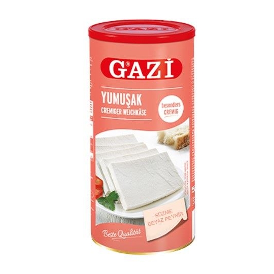 Gazi Süzme Beyaz Peynir  %55 Yağlı Net Agirlik 800gr Brüt Ağırlık 1500 gr