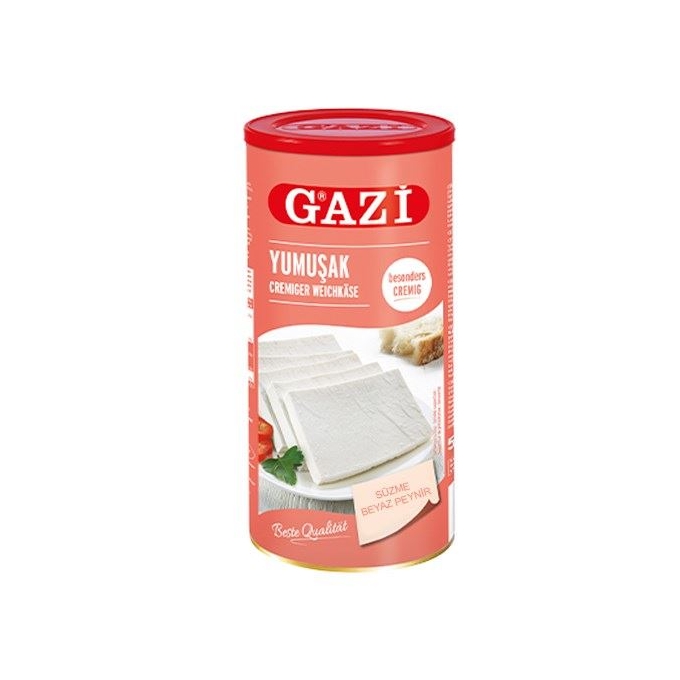 Gazi Süzme Beyaz Peynir  %55 Yağlı Net Agirlik 800gr Brüt Ağırlık 1500 gr