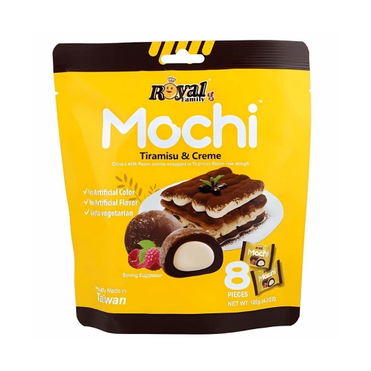 Royal Family Mochi Tiramisu & Creme 120g