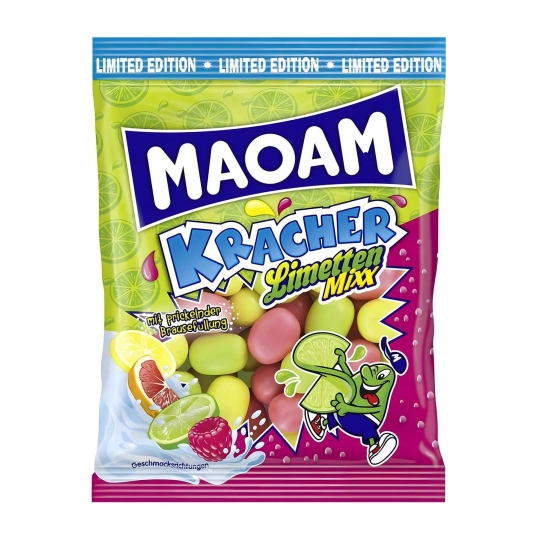 Maoam Kracher Limetten Mixx Chewy Candy 200g