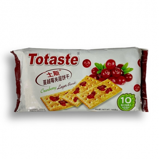 Totaste Cranberry Layer Biscuit 140g