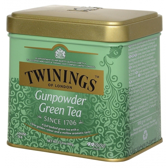 Twinings Green Gunpowder Tea Yeşil Çay Teneke Kutu 100g