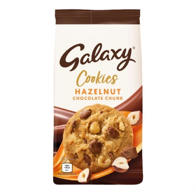 galaxy cookies chocolate hazelnut 180g