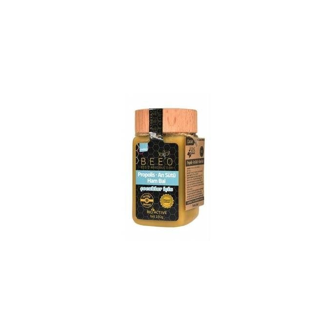 Beeo Propolis Arı Sütü Ham Bal Çocuklar İçin 190gr