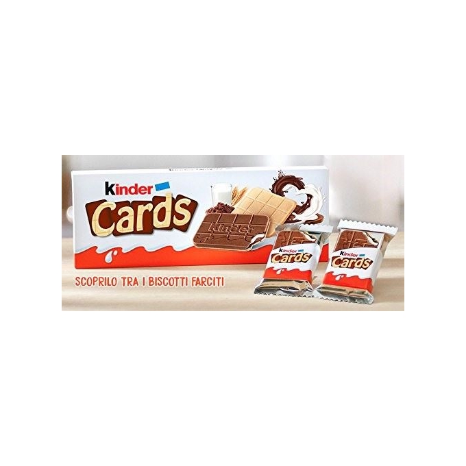 Ferrero Kinder Cards Çikolata Ve Süt Kreması Dolgulu Gofret 128g Menşei