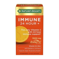 Nature’s Bounty Vitamin C 24 Hour Immune Support +Vitamin D & Zinc 50 Softgels
