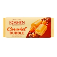 Roshen Caramel Bubble Karamelli Kabarcık çikolata 80gr