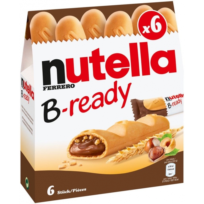 Nutella B-ready 6 Parça 132gr