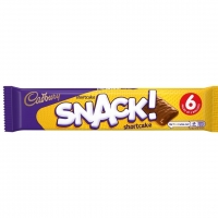 Cadbury Snack Shortcake Chocolate Biscuit 6 Pack 120g