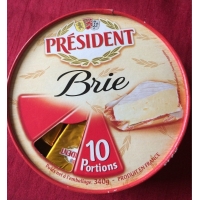 Président  Brie Portion 10 porsion  340 g