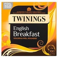 Twinings English breakfast golden &well  rounded 100lu poset cay