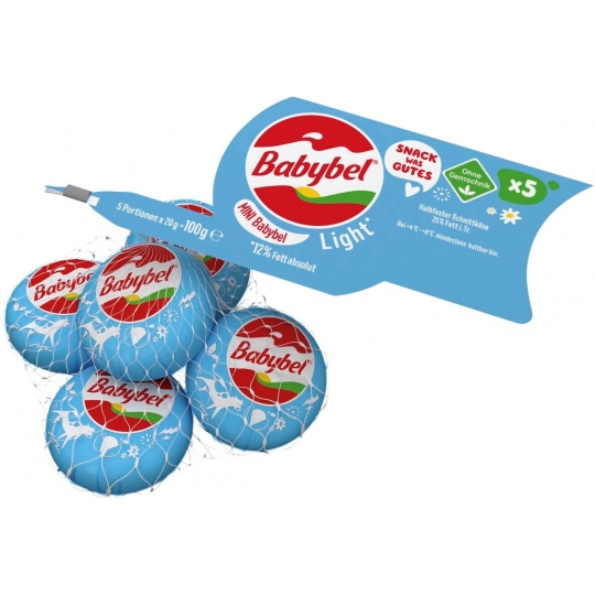 Babybel Mini Light Cheese ( 5x20g ) 100g