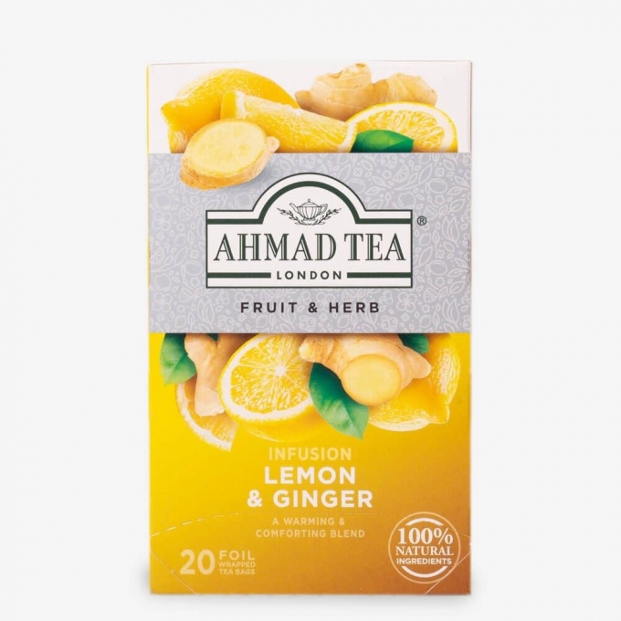 Ahmad Tea Infusion Lemon&Ginger (20x2g) 40g Poşet Çay 20'li