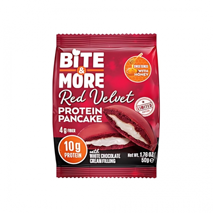 Bite & More Red Velvet Protein Pancake 50g